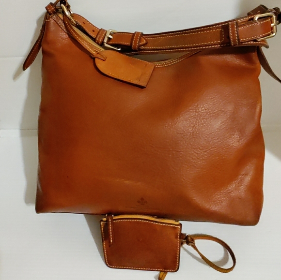 Dooney & Bourke Archives Florentine Medium Lucy Hobo Natural Brown - Picture 4 of 16